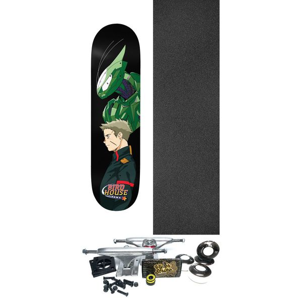 Birdhouse Skateboards Aaron "Jaws" Homoki Red Shift Skateboard Deck - 8.38" x 32" - Complete Skateboard Bundle